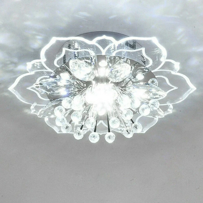 FloraLuxe – LED Crystal Flower Chandelier